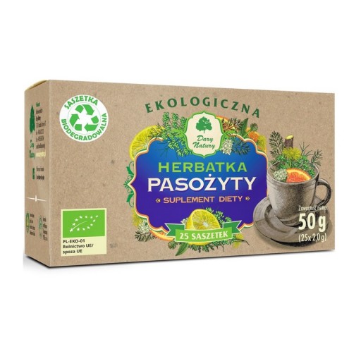 Parazity Bio čaj 25x2g - Dary Natury