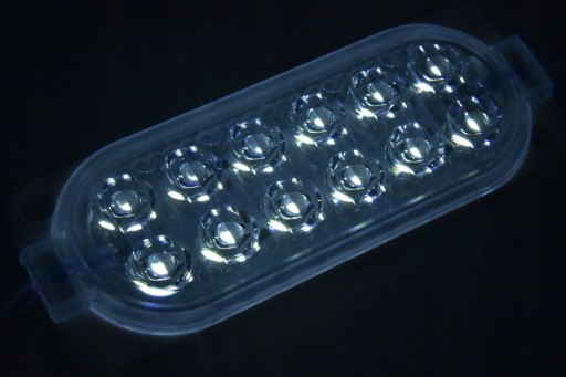 LED modul 12V 2,4W vodeodolný IP65 STUDENÁ BIELA