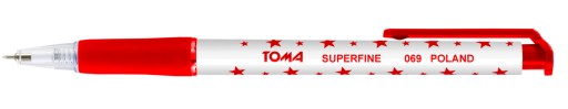 Toma Superfine Automat TO-069 červené guľôčkové pero