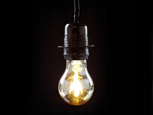 Dekoratívna LED žiarovka E27 Retro Edison 2W COG GOLD