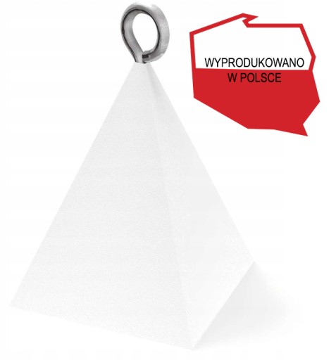 PYRAMIDKA Závažie na héliové balóniky WHITE Birthday Communion 70g