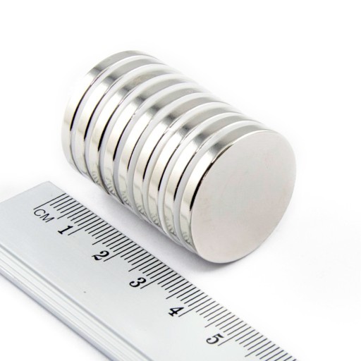 VALEC NEODYMOVÝ MAGNET 25x3 N38 SADA 2 ks