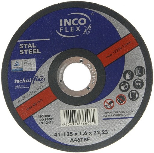 41A 125x 1,6 Brúsny kotúč 95A60TBF01