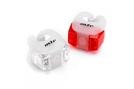 SET FLEX BICYCLE LIGHT BIELY. /METEOR