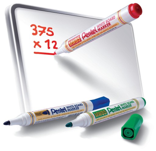 Pentel MW85 čierny za sucha zmazateľný popisovač na biele tabule