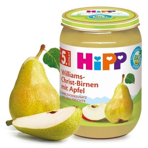 HIPP BIO Williams-Christ Hruška jablko 190g 5m