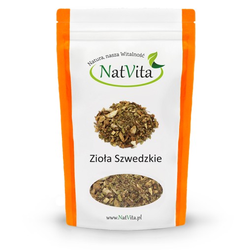 Švédske bylinky nasekané s palinou Candida hubami Natural 80g NatVita