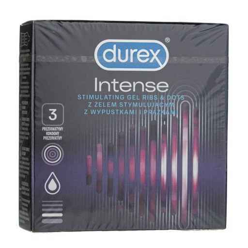 KONDÓMY DUREX INTENSE 3 KUSY