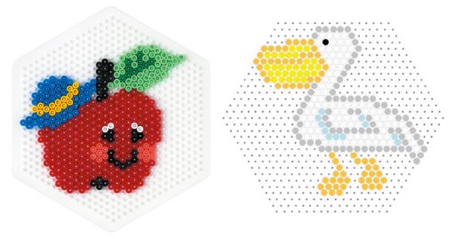 Veľká šesťhranná podložka pre HAMA MIDI korálky