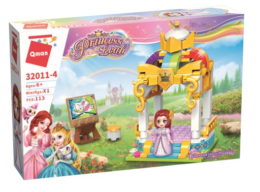 Qman 32011-4 PRINCEZNÁ LEAH Altánok s dúhovým zámkom