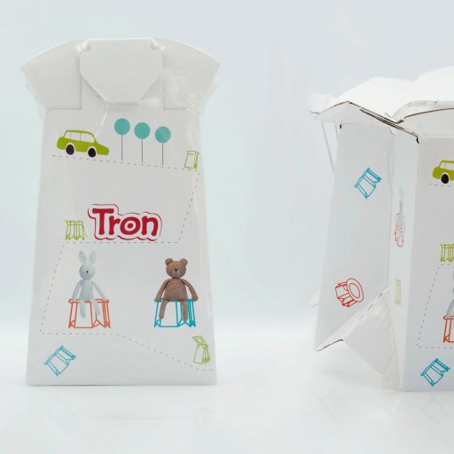 Tron: jednorazový nočník pre deti medvedíka a králika