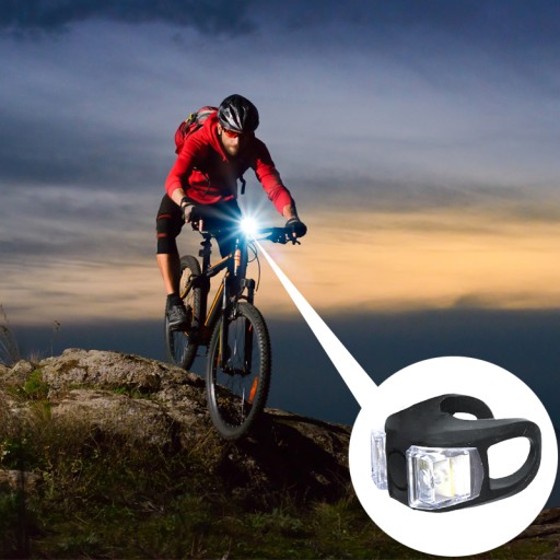 BIKE LIGHT SET BIKE SVIETIDIEL LED BIKE SVETLO