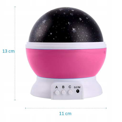 PROJEKTOR MOON SKY STAR OTOČNÝ PROJEKTOR NOČNEJ LAMPY PRE DIEŤA