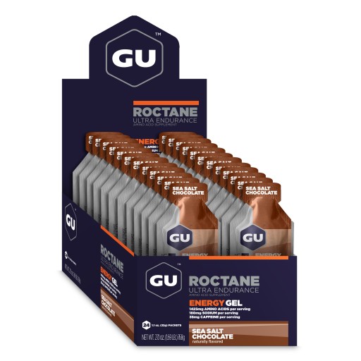 Roctane GU Energy Gel Sea Salt Čokoládový energetický gél čokoládový so soľou