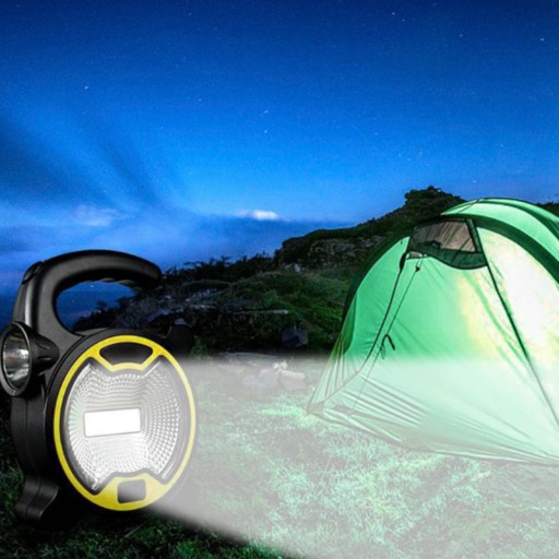 VÝKONNÁ DIELENSKÁ LAMPA COB LED LAMPA S DRŽIAKOM NA BATÉRIU PRŮRUČNÁ