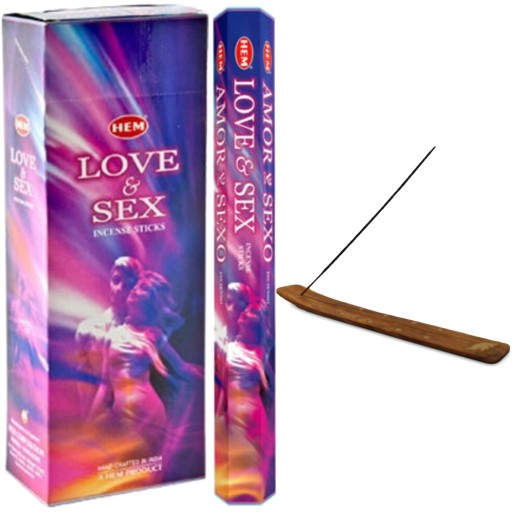 Indické vonné tyčinky Love and Sex Love 20 ks HEM