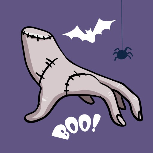 HALLOWEENSKÝ GARANČNÝ PANAN Fialová streda 2m