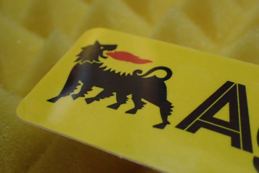NÁLEPKA AGIP ENI NÁLEPKA 7,2 x 3 cm