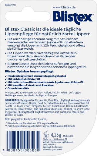 Balzam na pery Blistex Allround Lip Care Classic