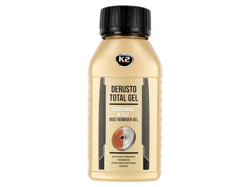 DERUSTO TOTAL GEL Gél na odstraňovanie hrdze, 250 ml