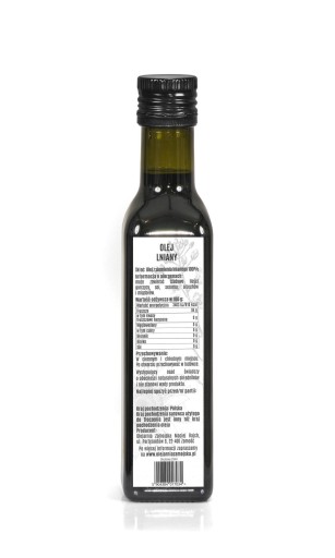 Ľanový olej 250ml Zamojska olejnatá