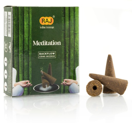 Vonné tyčinky Raj Backflow Cone Raj - Meditácia