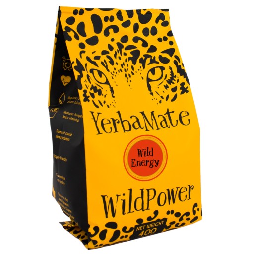 YERBA MATE WILD POWER WILD ENERGY ENERGY ENERGY ŽENŠEN GUARANA ANANÁS 400G