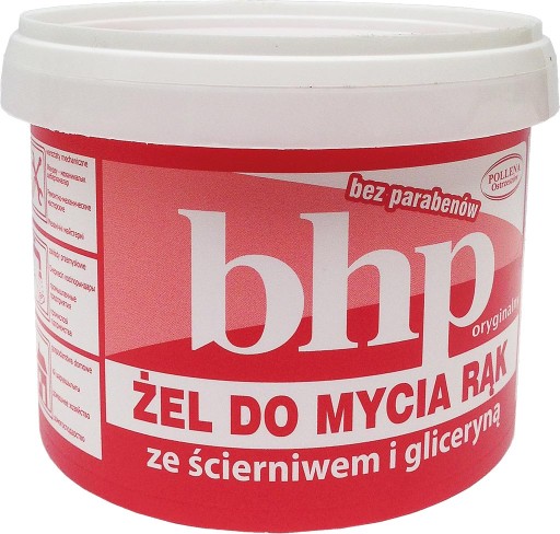 Pollena pasta BOZP na ruky, abrazíva, glycerín, 500g
