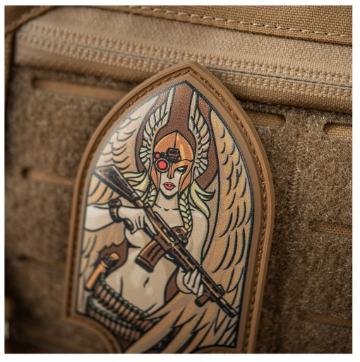 NÁŠIVKA NA VELCRO VALKYRIE SPEAR M-TAC NÁŠAŤ NA MORÁLKY PVC TLAČENÝ COYOTE