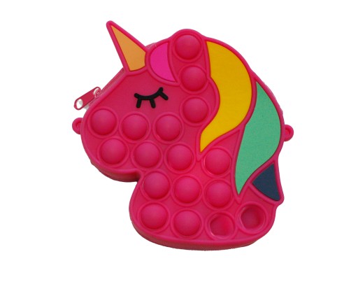 POPIT JEDNOROŽEC TAŠKA 13cm SPÍNA E1357 EMAJ