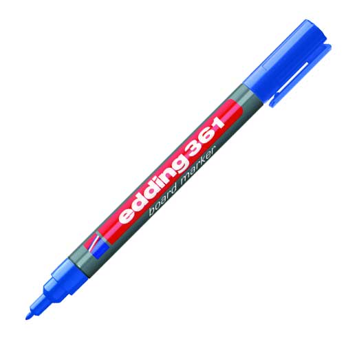 EDDING E-361 TABUĽOVÝ OZNAČOVAČ 1MM MODRÁ