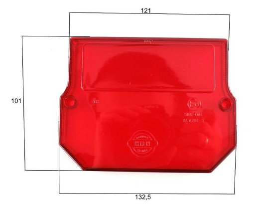 TIIETO LAMPY SIMSON MZ ETZ SR50 obdĺžnikové zadné LED svetlo