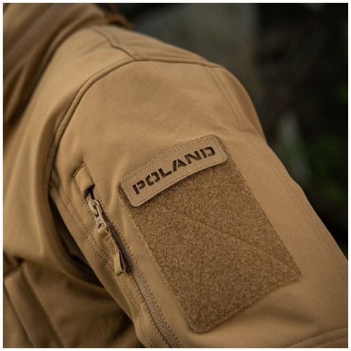 NÁŠIVA ZNAK POĽSKO LASEROVÝ REZANÝ VELCRO ODOLNÝ M-TAC 25x80 COYOTE