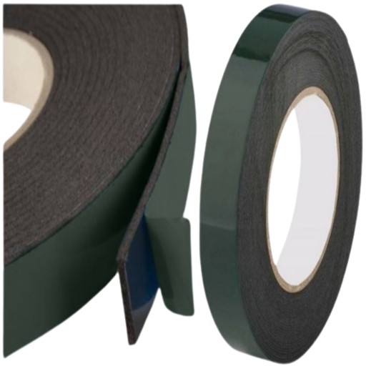 OBOJSTRANNÁ LEPICIA PÁSKA ČIERNA 9MM 50M FOAM samolepiaca montáž