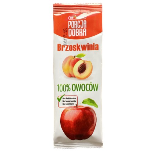 Ovocné listy Poriadna porcia jabĺk a broskýň