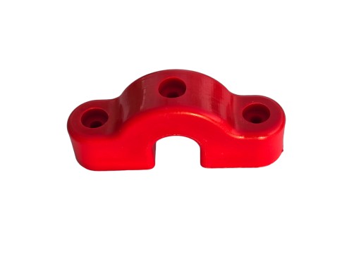 SUN - OMEGA NÁSTENNÁ KONEKTORA PRE 16 mm LANOVÉ IHRISKO - ČERVENÁ