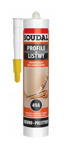 MONTÁŽNE LEPIDLO SOUDAL *49A* RÝCHLOSCHNÚCE LEPIDLO