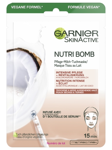 Garnier, Nutri Bomb, Látková maska, 28g