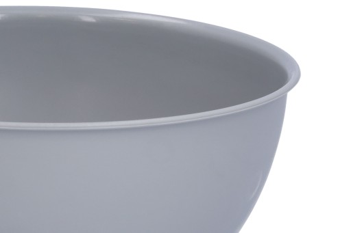 1,5l okrúhla miska plastová, šedá Ø19 cm, na šalát, univerzálna KUCHYŇA