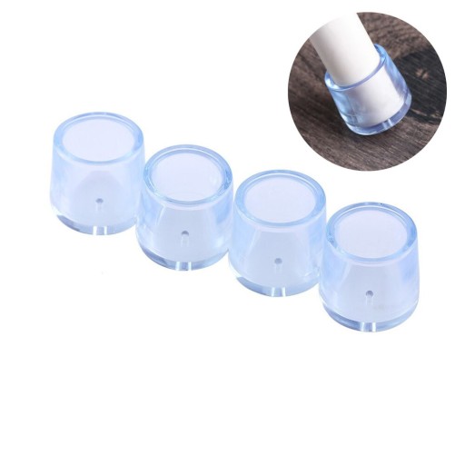 Silikónové opierky nôh stoličky 22 mm