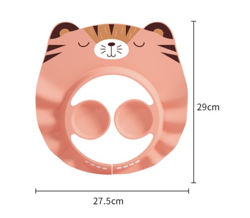 Kúpací šilt / okraj na umývanie detských hlavičiek - Orange Kitty