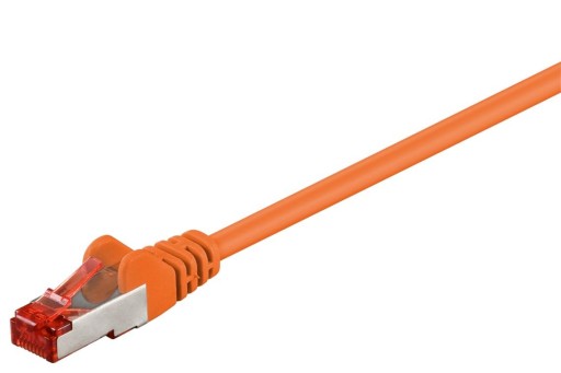 Sieťový kábel CAT6 S/FTP (PiMF), Orange 7.5