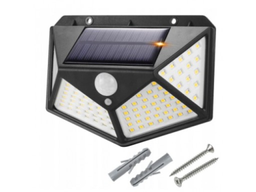SOLÁRNA LAMPA 100 LED S SÚMRAKOVÝM SENZOROM POHYBU BATMAN