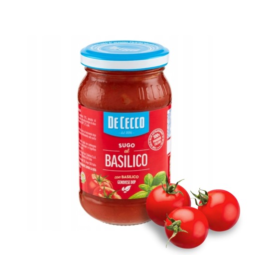 De Cecco Sugo Basilico paradajková omáčka s bazalkou 200g