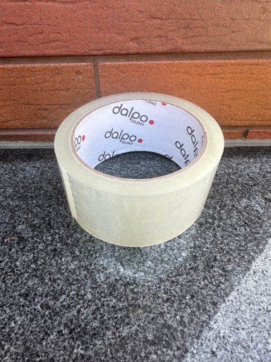 Bezfarebná baliaca páska DALPO 48x60 tichá odvíjacia akrylová tichá 48/60r