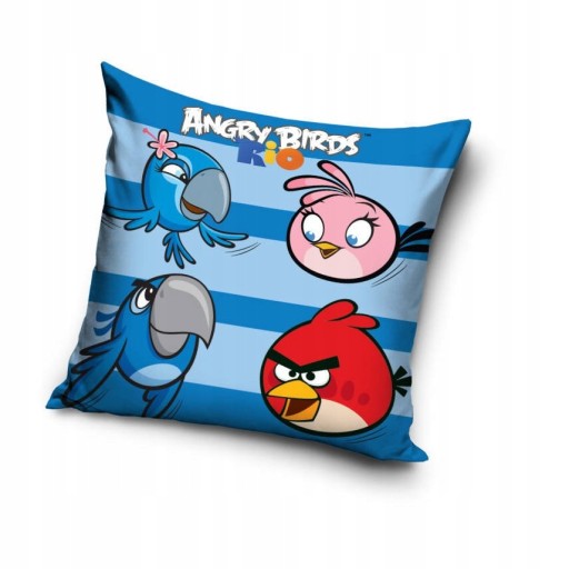 Licencovaná obliečka na vankúš 40x40cm ANGRY BIRDS