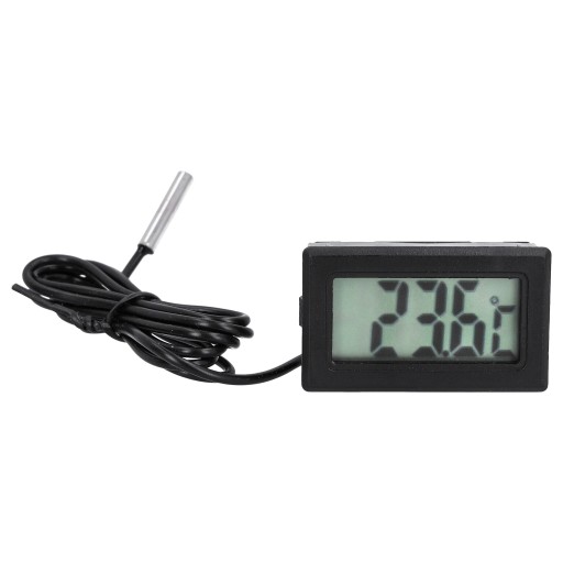 TEPLOMER SO SONDOU, elektronický, digitálny pre akvárium, kuchynské terárium