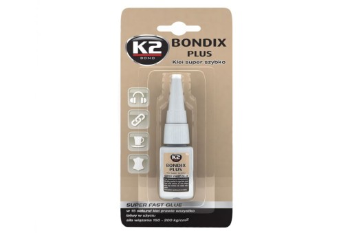 K2 BONDIX PLUS 10G UNIVERZÁLNE LEPIDLO