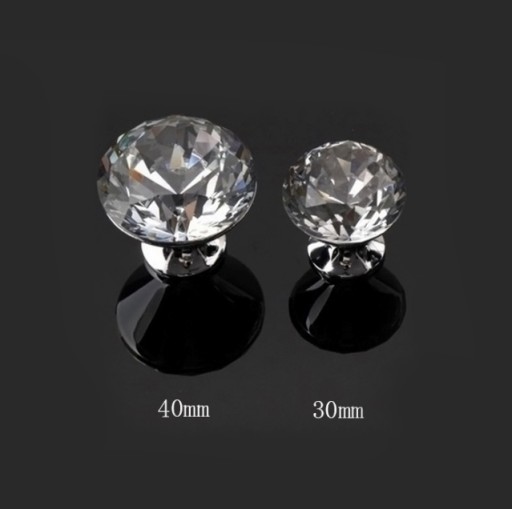 KRYŠTÁLOVÁ RÚČKA, CRYSTAL, 40mm