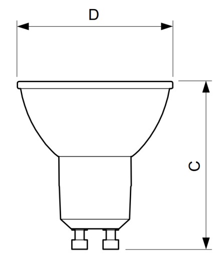 GU10 Corepro LEDspot 2,7W 4K Philips LED žiarovka